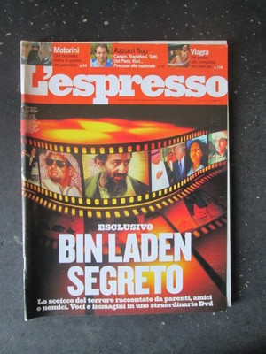 ESPRESSO 26 2004 CARRARO TRAPATTONI TOTTI DEL PIERO VIERI BIN LADEN [DV33]