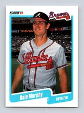 1990 Fleer #591 Dale Murphy Atlanta Braves