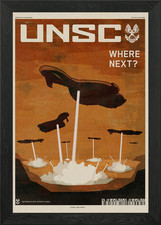 Where Next? Framed Wall Art Poster Canvas Print Picture