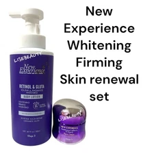 New Experience Retinol & Gluta Youthful Radiant Face Cream And Body Lotion 2pc