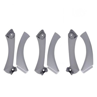 Premium Rubberized Interior Door Pull Handles Direct Fit BMW 328i 335i E90 E91