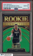 2023 Panini Select Rookie Revolution Green #9 Victor Wembanyama RC PSA 10