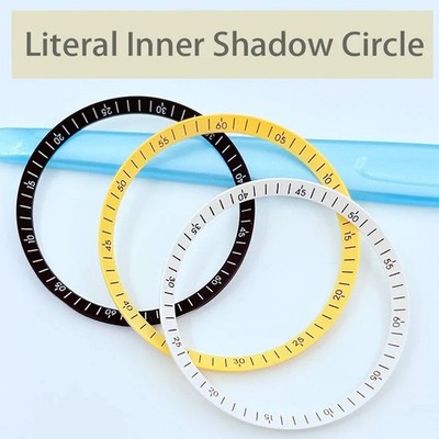 Watch Dial Scale Ring Mechanical Diving Circle Modification Inner Shadow White