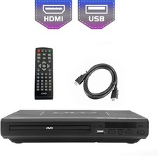 Lettori DVD per TV/CD/MP3 con presa USB, uscita HDMI e AV (cavo incluso), Teleco