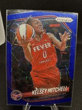 2025 Panini Prizm WNBA Kelsey Mitchell BLUE VELOCITY #35 Indiana Fever