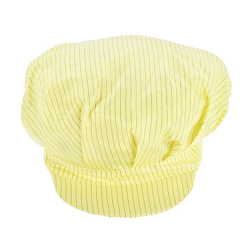 Anti-static Cap Hair Net Hood for Workshop Women Yellow Polyester Fibers 2Pcs - Picture 4 of 4