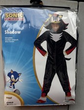 Spirit Halloween Sonic the Hedgehog Shadow Jumpsuit Costume Kids L 12-14 