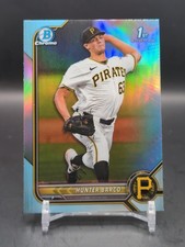 2022 Bowman Draft Chrome Base Sky Blue #BDC-103 Hunter Barco