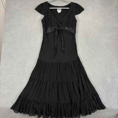 Y2k Babydoll Drop Waist Dress 10 Dark Romantic Fairy Victorian Whimsigoth USA