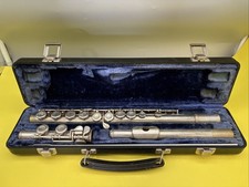 WT Armstrong Silver Flute Model 104 With Case Untested