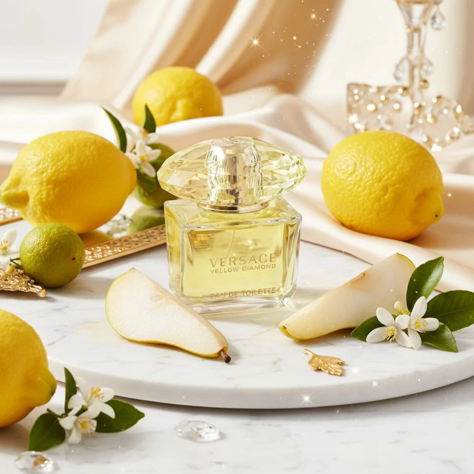 Nuevo probador Yellow Diamond de Gianni Versace para mujer EDT 3,0 oz Foto 3 de 3
