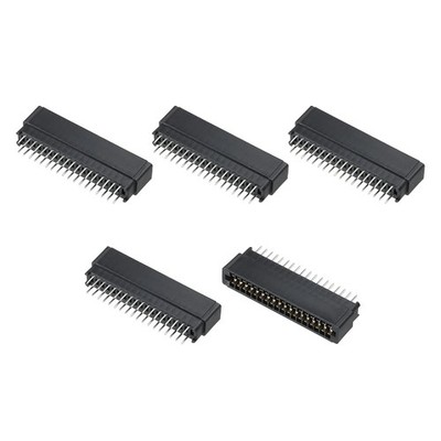 Card Edge Connector Black Socket Straight Connection 36 Pin 2.54mm Pitch for ...