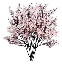Mandy's Light Pink Artificial Baby  s Breath Flowers 6 Bundles Silk Gypsophila