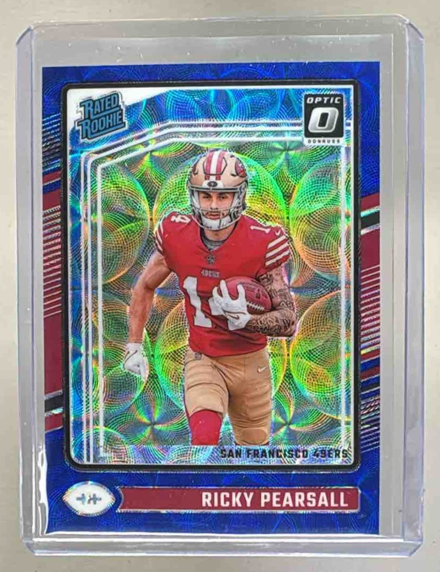 Ricky Pearsall 2024 Panini Donruss Optic #284 Blue Scope Rated Rookie