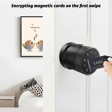 .5 In 1 Unlock Smart Door Lock Keyless Entry Biometric Door Knob With Keypad BT