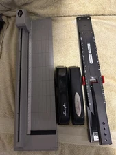 lot of 2/ vintage Swingline staplers, classic model #747’s, Office Space version