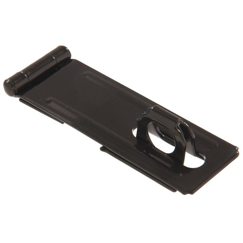Hillman Fixed Staple Safety Hasp Black (4-1/2") 852760