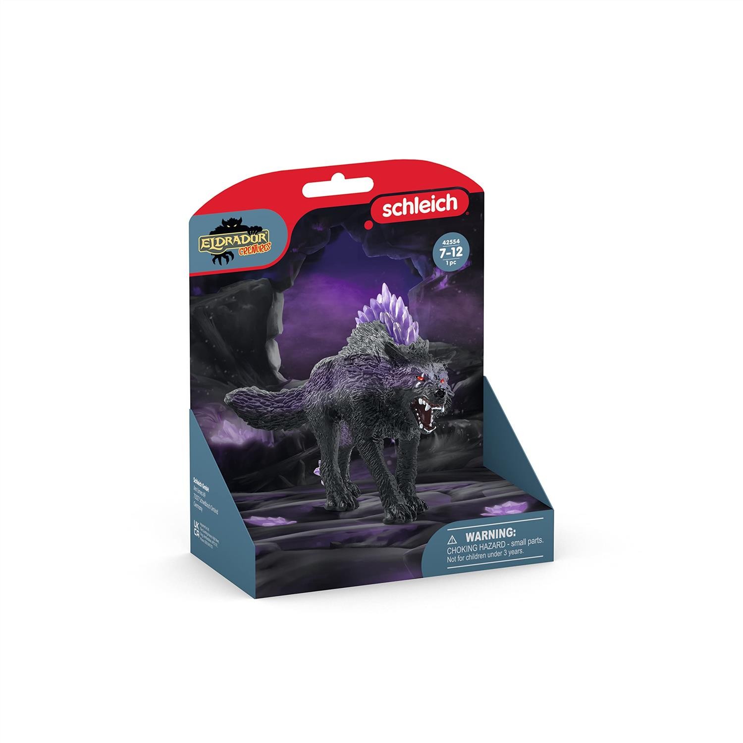 Figurine Loup des Ténèbres Schleich aux détails sculptés et couleur violette