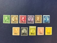 US Scott #658 - 668 - M/H/OG - Kansas  Overprint  -(SCV  $216.25)
