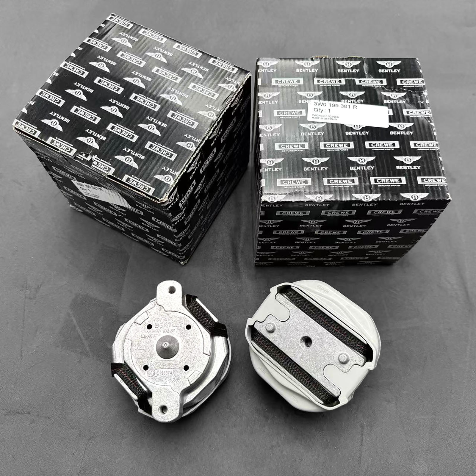 2 X Engine Mount 3W0199381R for Bentley Continental GT GTC Flying Spur 07-22