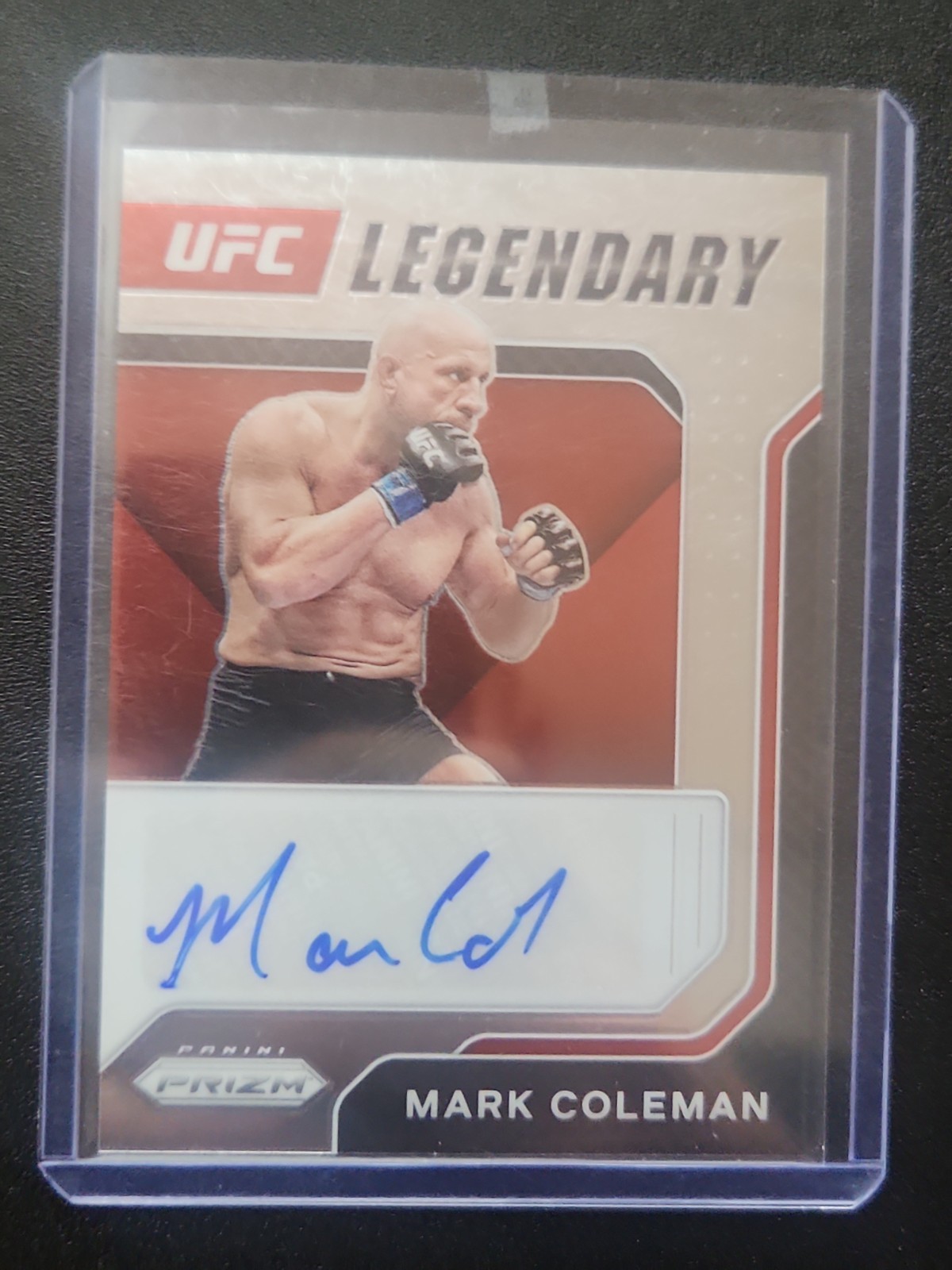 2022 Panini Prizm UFC - Legendary Signatures Mark Coleman #LS-MCM (AU)