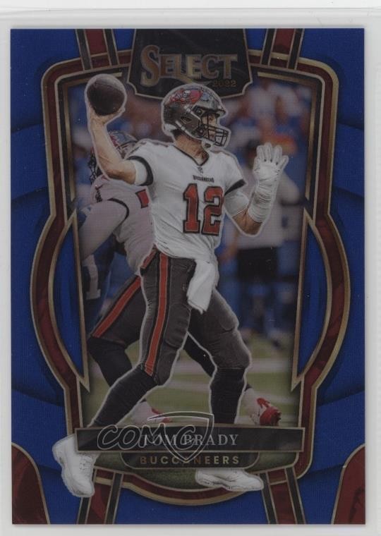 2022 Panini Select Club Level Blue Prizm /99 Tom Brady #207 l2s