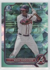 2022 Bowman Sapphire Edition Chrome Prospects Aqua 50/55 Mahki Backstrom 0bg8
