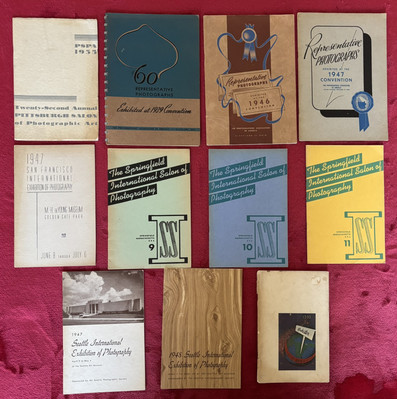 PHOTOGRAPY EXHIBITION CATALOGS -1935-1953 HELD IN DIFFERENT CITIES - 11 CATALOGS