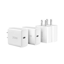 Phone Charger  4 Pack USB C Charger Block  20W Type C Fast Wall Charge Power