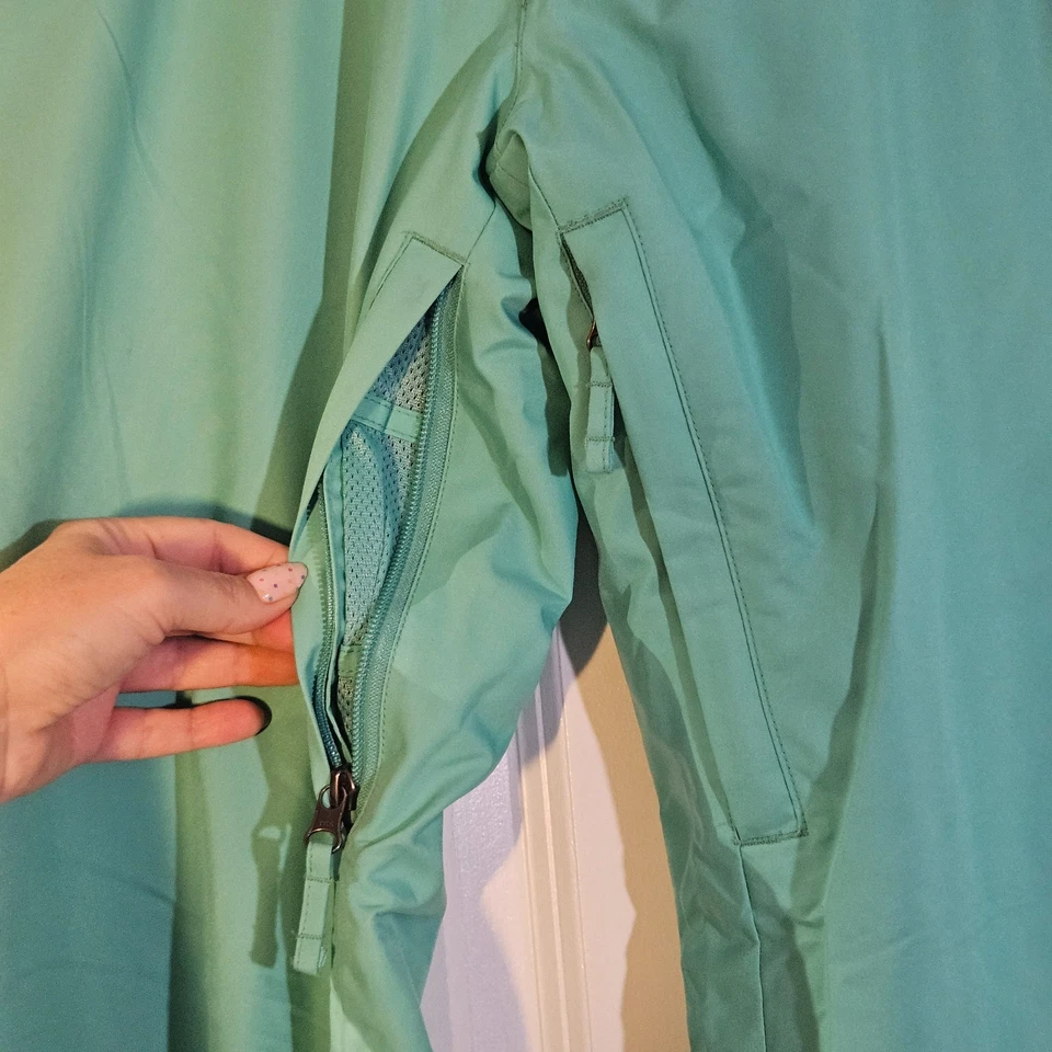 Pantalones de esquí de snowboard Sessions Terrain para mujer talla mediana aguamarina impermeables 10 k usados en excelente estado Foto 4 de 4