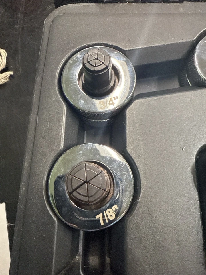 Hilmor compact swage tool kit 5 heads 3/8" 1/2" 5/8" 3/4" 7/8" (HPB023695) - Image 2 of 4