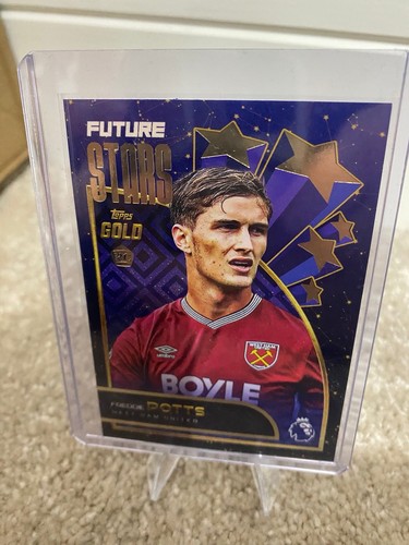 Freddie Potts RC | Future Stars| Topps Gold Premier League 25-26 | West Ham
