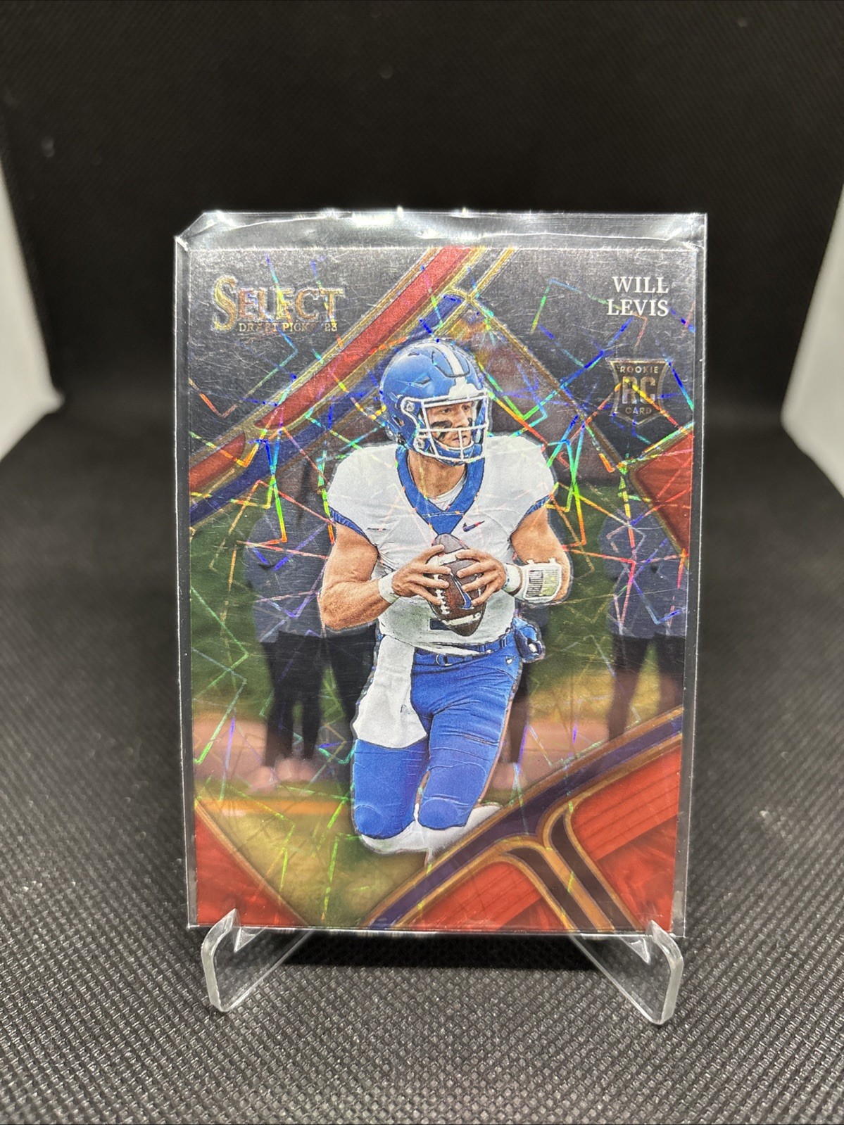 2023 Panini Select Draft Picks Will Levis Red Lazer Prizm RC #103 Wildcats