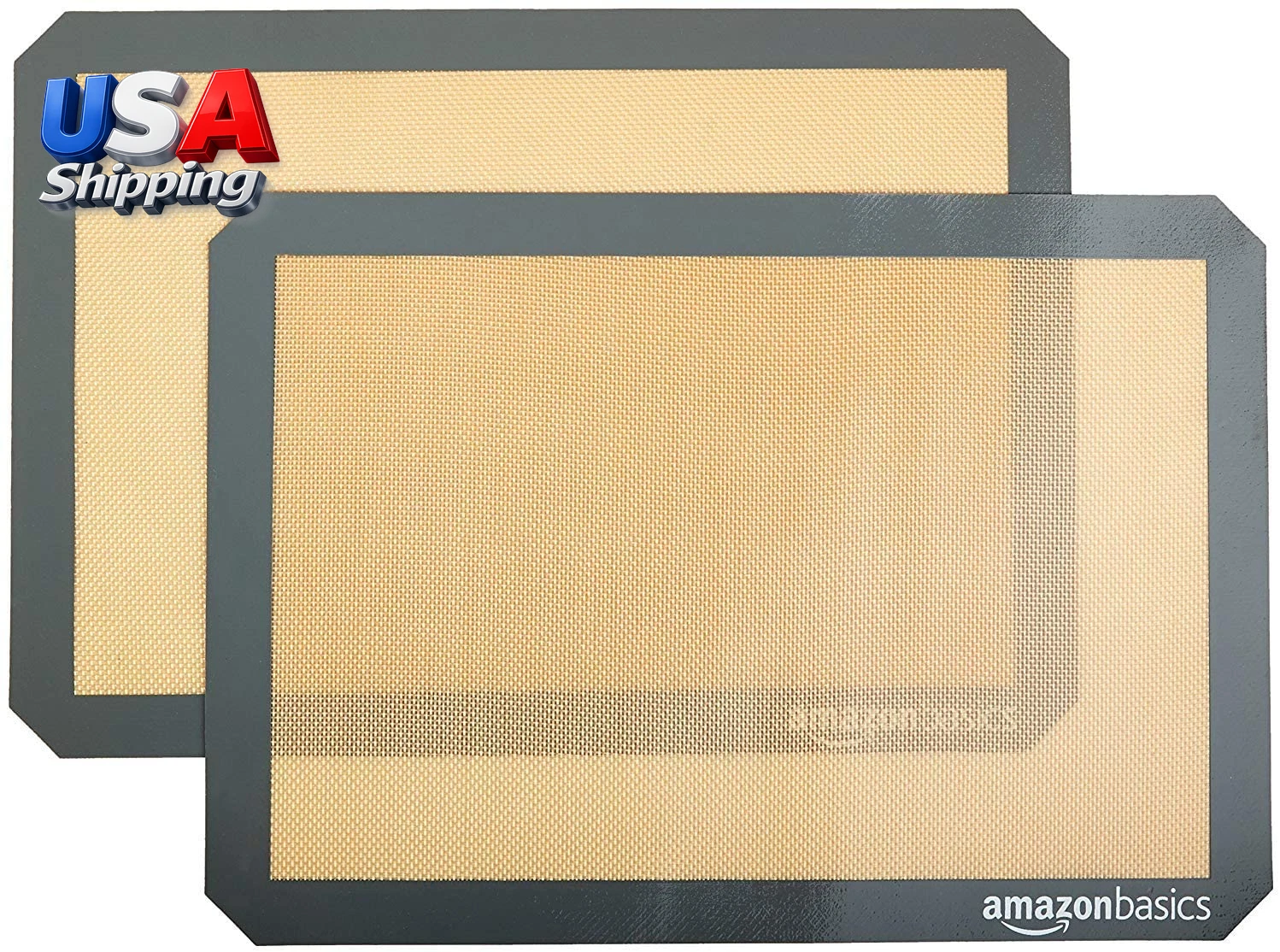 Baking Mat Silicone 2-Pack 16.5x11.6 inch Rectangular Non-Stick Food Safe
Opens in a new window or t