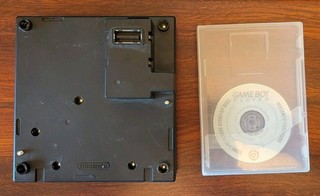 Disco y adaptador de inicio Gameboy Player negro para Nintendo GameCube
