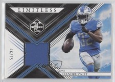 2022 Limited Limitless Materials Silver Spotlight 66/75 D'Andre Swift 0ym4