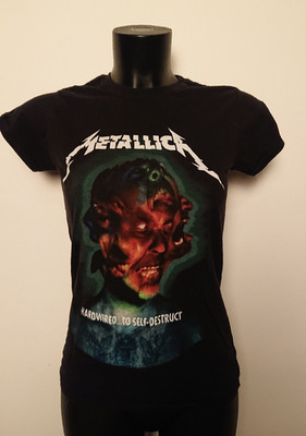 METALLICA T-Shirt Hardwired to self-destruct Tour 2017/2018  Shirt Girlie Gr. M