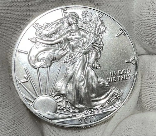 2017 $1 American Silver Eagle 1 oz Uncirculated (BU) Coin