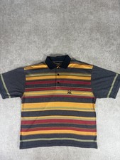 Christian Dior men’s vintage striped polo shirt in multicolour size medium