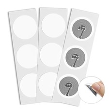 12 x NFC Tags NTAG215 Stickers Rewritable Key 12 pcs, White Nfc