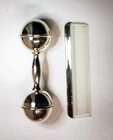 Lunt Sterling Silver Baby / Infant Rattle and Comb set c.1920.