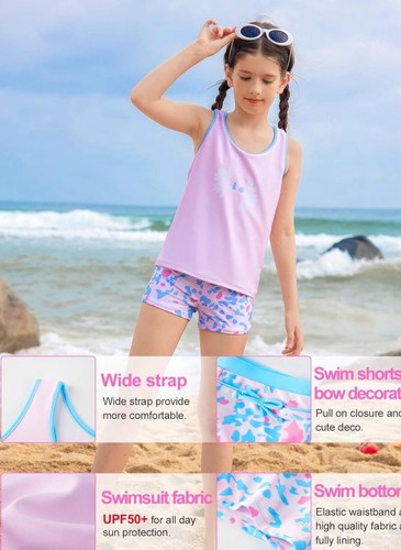 Angel season Girls Swimsuit Two Piece Size:L - Picture 3 of 4