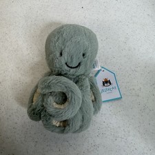 Jellycat LITTLE ODYSSEY OCTOPUS Small 6" Plush Retired NEW Stuffed Animal