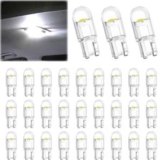 30 Pcs Car 194 Led Bulbs 168 2825 W5w T10 Wedge Cob Led Replacement Bulb 6000k