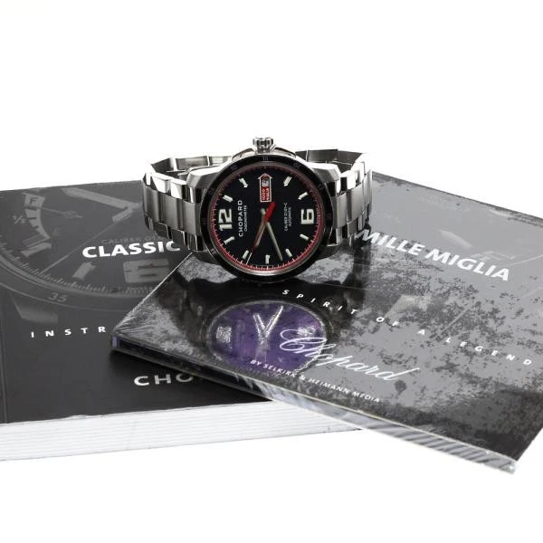Chopard — Chopard Mille Miglia GTS 8565 43mm SS Black Dial Automatic Date Watch #C5349