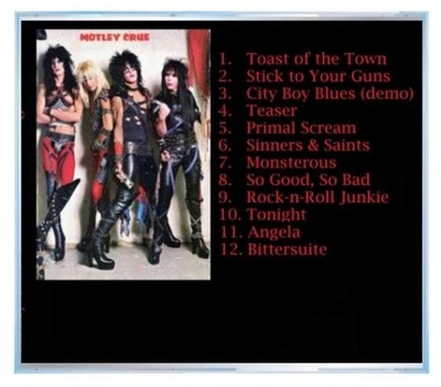 Motley Crue Rarities collection cd hard rock metal 80s Ratt Dokken