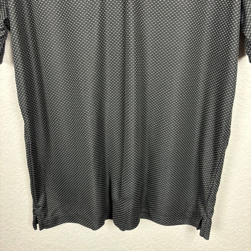 LOTE de 2 camisas polo de golf Callaway para hombre talla grande azul negro Opti Dry geométrico Foto 4 de 4