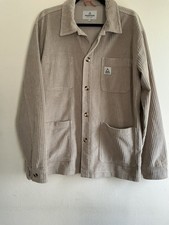 PASSENGER-Men?s Biege Corduroy Over-shirt  Jacket Large