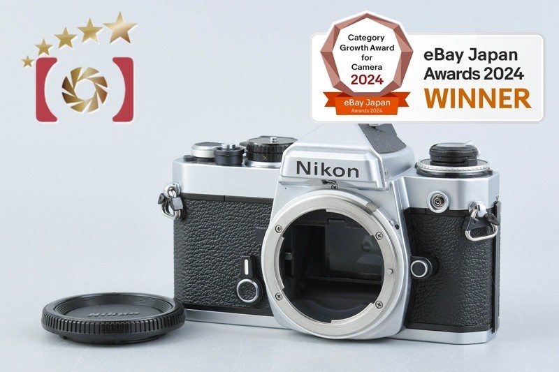 35mm Film Camera Nikon Fe Nikon FE Silver 35mm SLR Film Camera