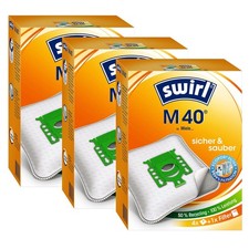 3 x Swirl M 40 MP Plus AirSpace Staubsaugerbeutel Staubbeutel Microvlies